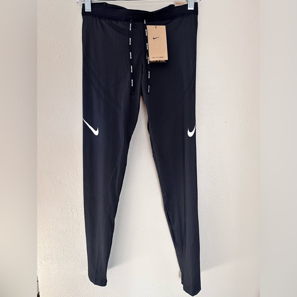 Nike Men’s Sz S AeroSwift Dri-Fit ADV Running Tights Black FN3367-010 Small